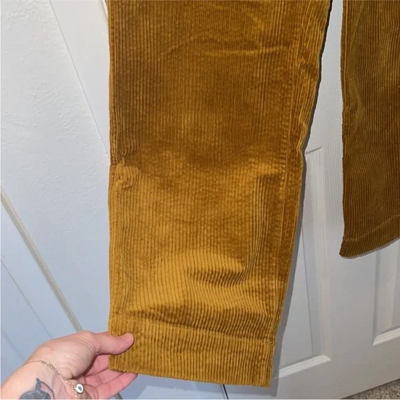 Madewell slim Emmett wide leg crop corduroy Pants - Picture 5 of 6